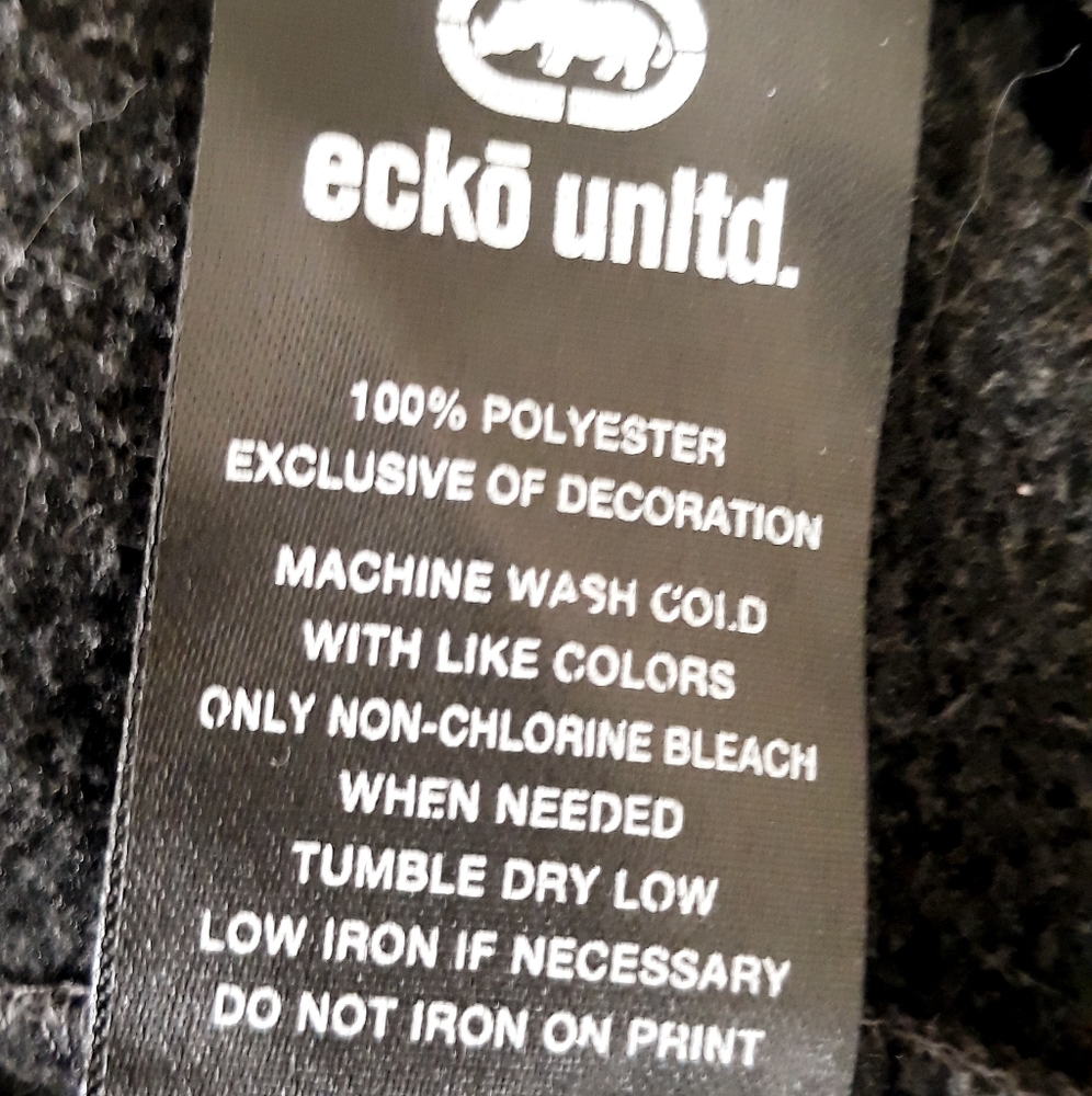 Ecko Unlimited Men's NYC Manhattan Hoodie - Size Medium Gray Sweatshirt - Picture 5 of 11